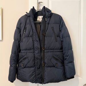Women's Navy Puffer Jacket